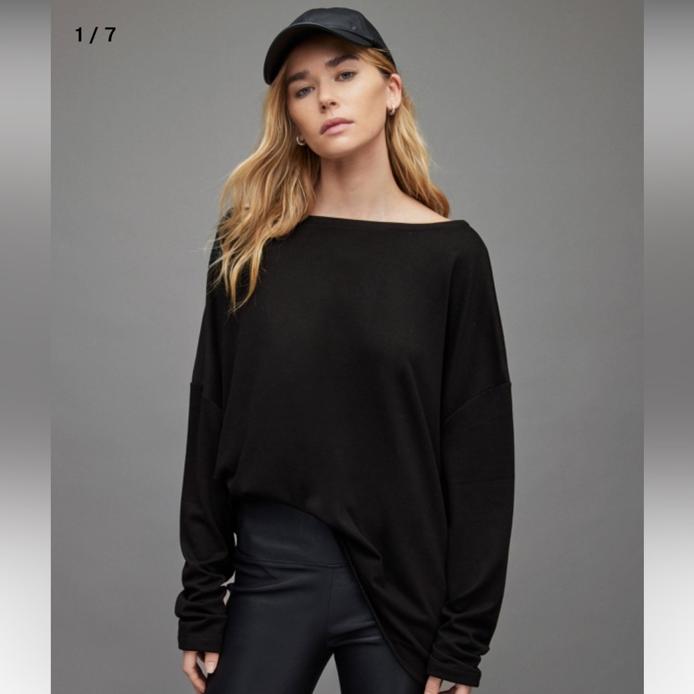 Allsaints Rita Black T Shirt